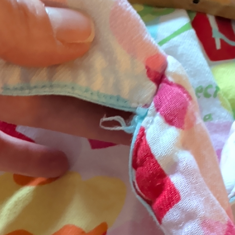 Victoria's Secret Cupcake Print Pajama Set - Pink, Yellow, Blue, Red, Blue - Picture 10 of 13
